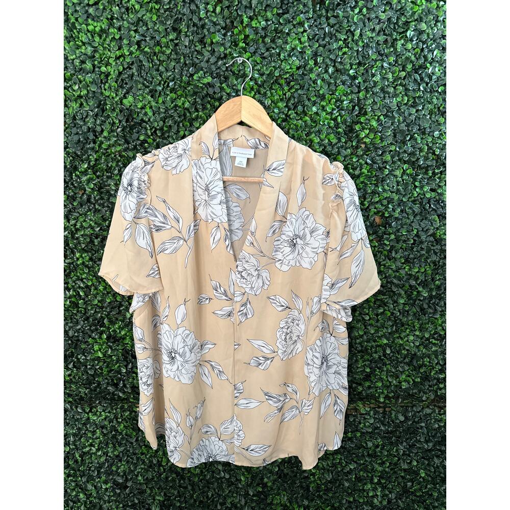 Liz Claiborne, Lightweight Floral Blouse Women’s size 1X